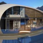 Giant egg-shaped houses