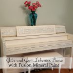 A glitz and glam piano transformation with Fusion Mineral Paint