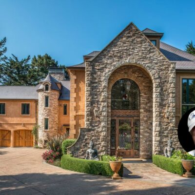 Beach Boys Mike Love Selling Pebble Beach Home - 3108 Flavin Lane Pebble Beach CA - Front entrance