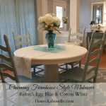 Charming Farmhouse Style Table and Chairs Makeover - Housekaboodle