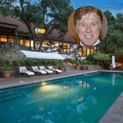 Robert Redford house in Napa Valley for sale.