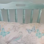 Vintage Farmhouse Style Chair Gets A Coastal Makeover with Dixie Bell Paint